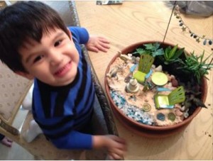A Mini Garden for a Mini Gardener miniature garden