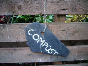 backyard compost heap
