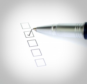 new year's checklist