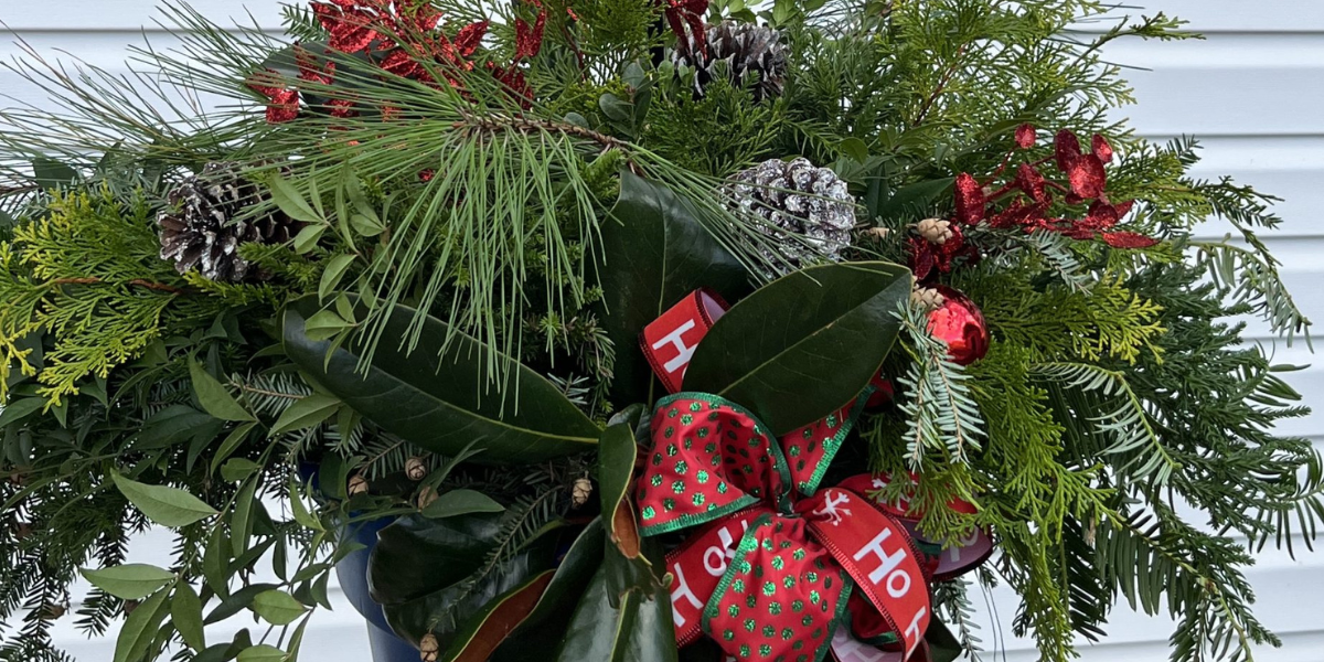 Holiday Porch Pot Holiday Porch Pot