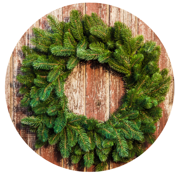 Fraser Fir Wreath Round